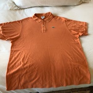 Orange Lacoste polo XXL